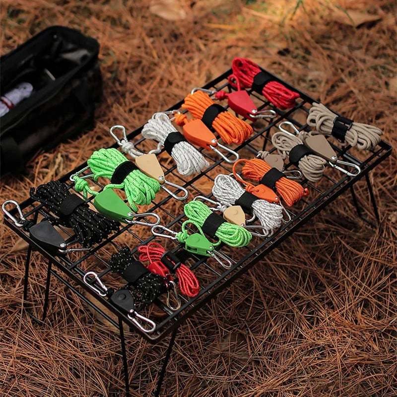🔥49% AUS NUR HEUTE🔥 Tragbares, verstellbares, festes Campingseil