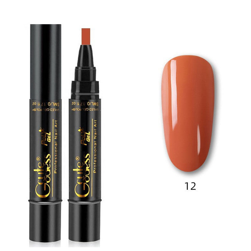 One-Step Glue Three-in-One Nail Polish Pen