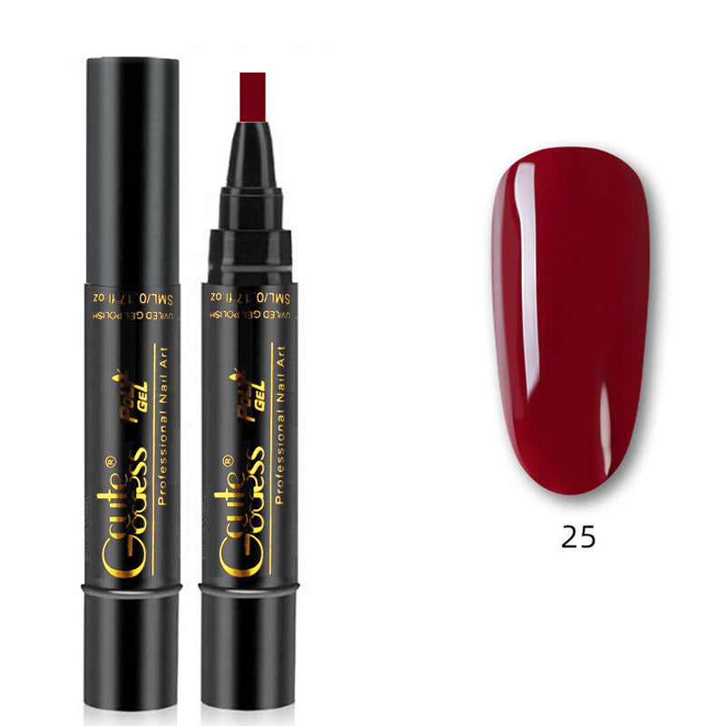 One-Step Glue Three-in-One Nail Polish Pen