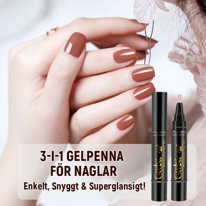 One-Step Glue Three-in-One Nail Polish Pen