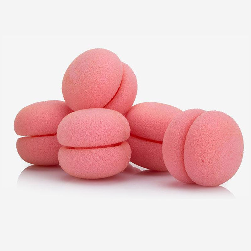 🍓 Sleep your way to perfect bouncy curls: The heatless strawberry rollers that save your hair and your mornings! ✨