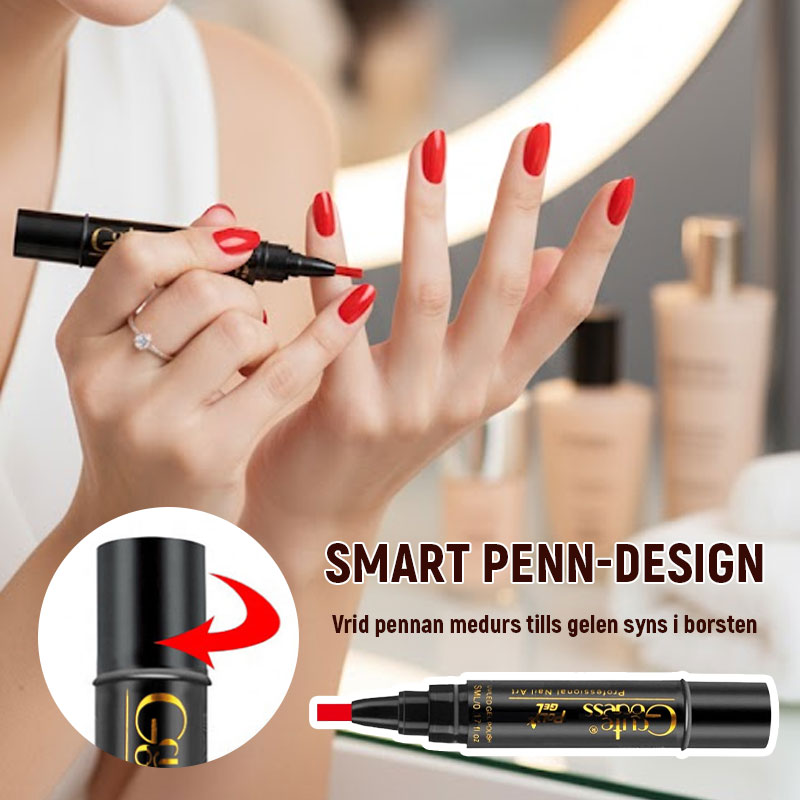 One-Step Glue Three-in-One Nail Polish Pen