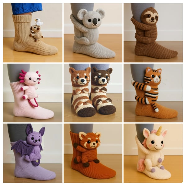 🔥HOT SALE 49% OFF🦥Animal Socks🧦