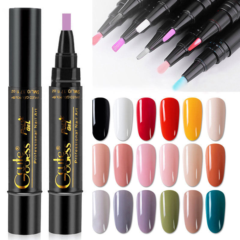 One-Step Glue Three-in-One Nail Polish Pen