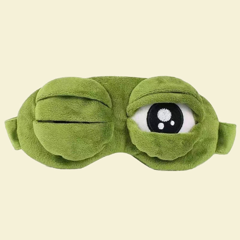 🐸 The Sleepy Frog Eye Mask