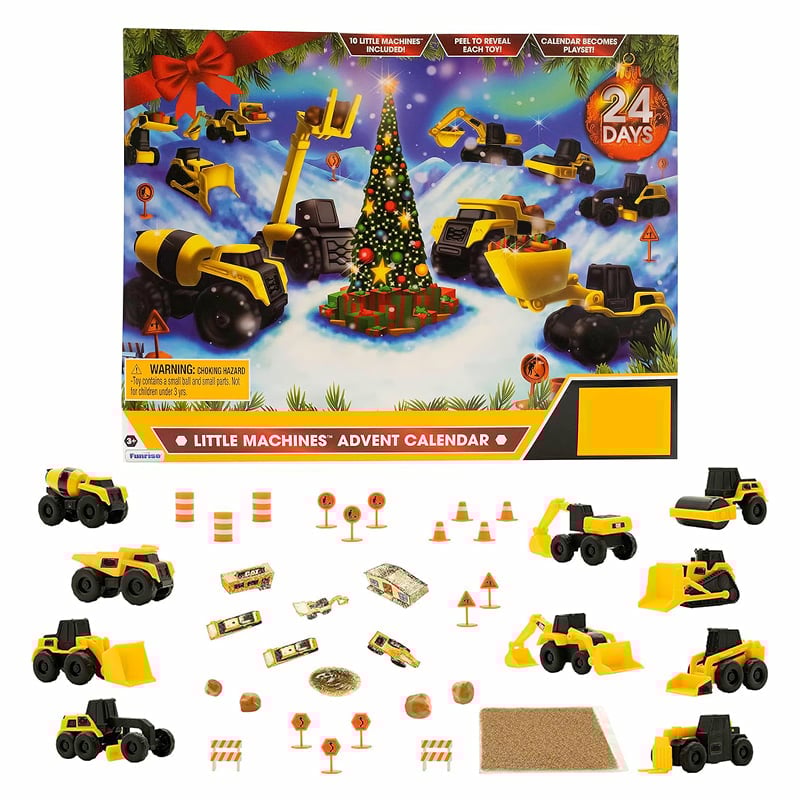 🔥LAST DAY 49% OFF🔥24-day Christmas countdown calendar with construction truck