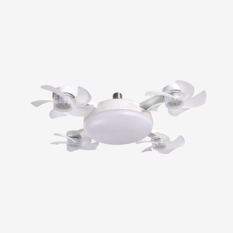 🌀Foldable Socket Ceiling Fan Light with Remote, Energy-Saving Cooling & Lighting for Bedroom & Home