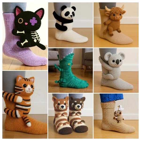 🔥HOT SALE 49% OFF🦥Animal Socks🧦