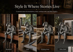 🎁Last Day 49% OFF-⚔️ Ancient Greek Warrior Shelf Sitter – Unique Bookshelf Decor