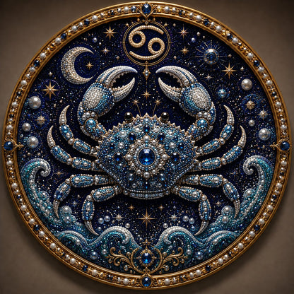 🔥Last Day 49% OFF - 12 Zodiac Signs Pearl Art Kit ♈🌙