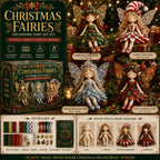 Christmas Patchwork Fairy Sewing Kit – Set of 4 Dolls