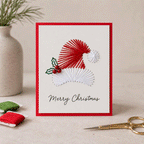 🎄🧵Christmas String Art Greeting Card DIY Kit
