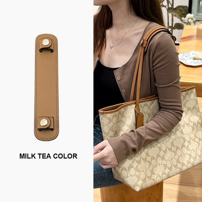 Tote bag modified shoulder strap with anti-slip and pressure-reducing shoulder pads