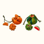 🍊🧲 Fruit-Shaped Magnetic Squeeze Toy (Free Felt Bag Included)