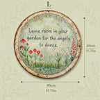✨ Angel Dance Round Metal Sign
