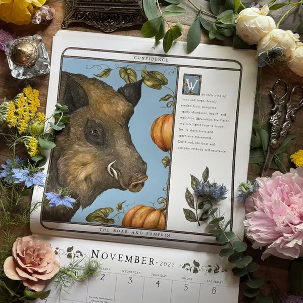 🦊🌿 2027 Woodland Wardens Wall Calendar