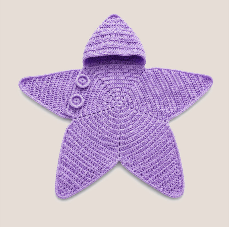 Star Knitted Baby Sleep Bag, Soft Warm Swaddle Blanket for Newborns, Cute Star Shape Sleeping Sack for Infants