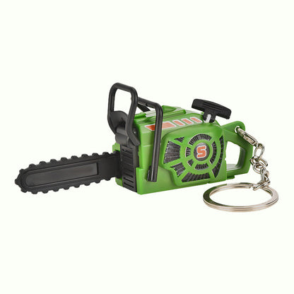 Mini Pull-String Chainsaw Keychain