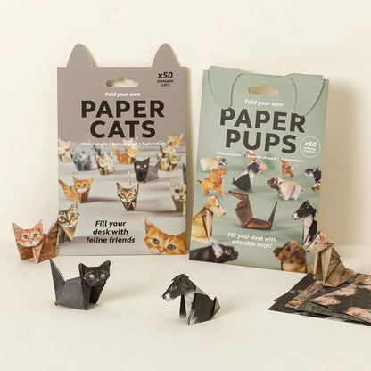 50 Pcs DIY Paper Cats Craft Kit