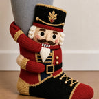 3D Hugging Christmas Socks 🎅 Cute Knit Holiday Socks 5 Designs