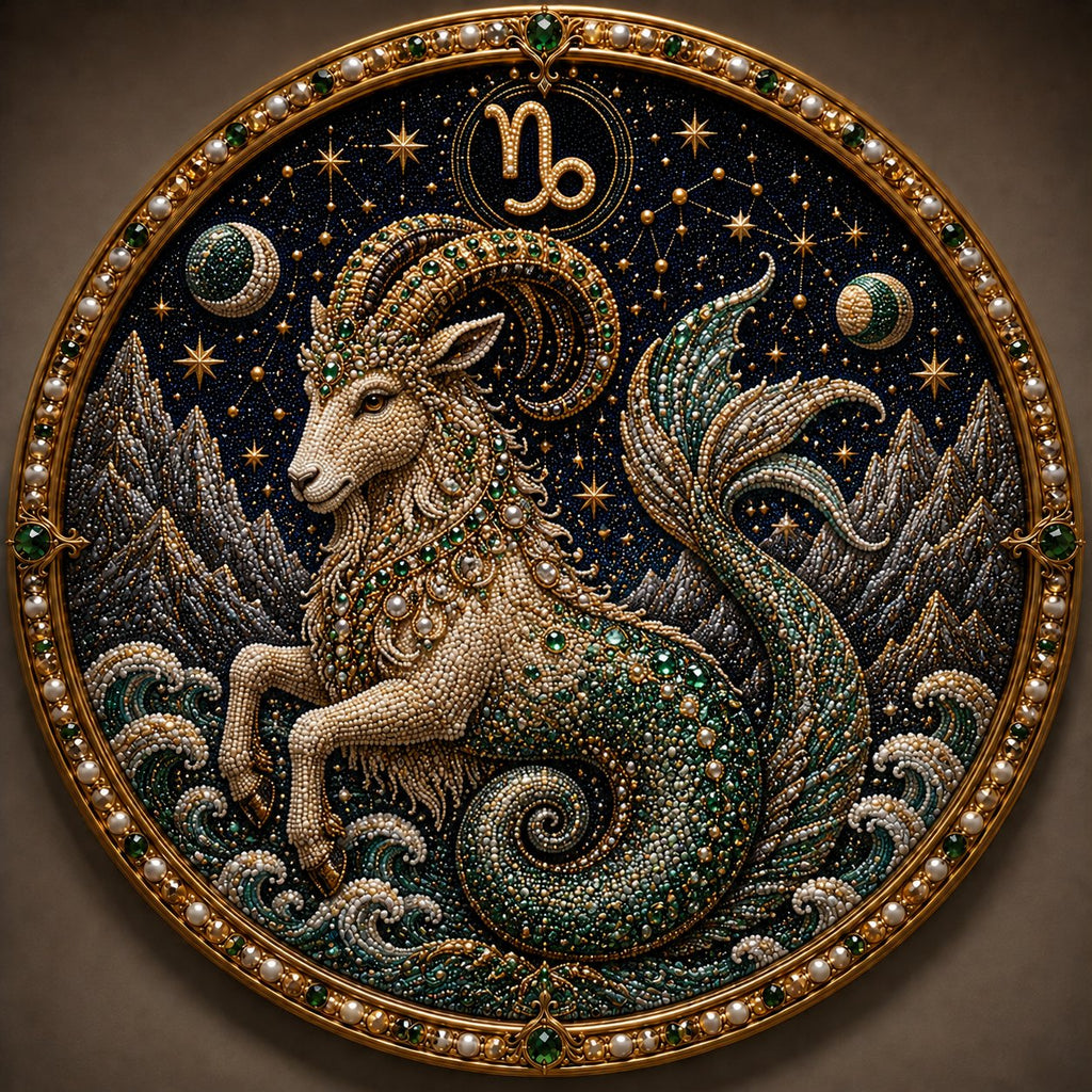 12 Zodiac Signs Diamond Pearl Art Kit – Celestial DIY Wall Decoration✨