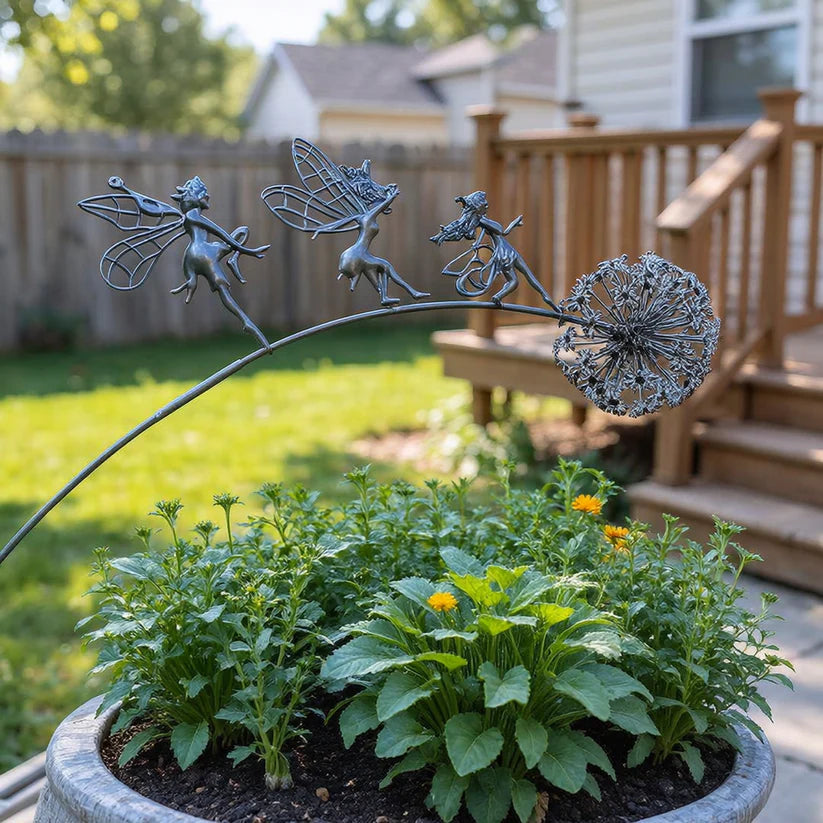 🧚Dancing Fairies Garden Stake – A Little Magic Among the Flowers ✨