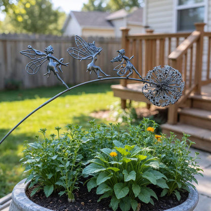 🧚Dancing Fairies Garden Stake – A Little Magic Among the Flowers ✨