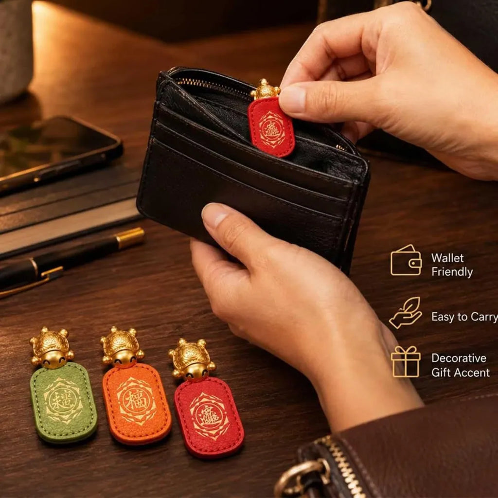 2026 Golden Turtle Charm – Bites onto Luck Never Lets Go