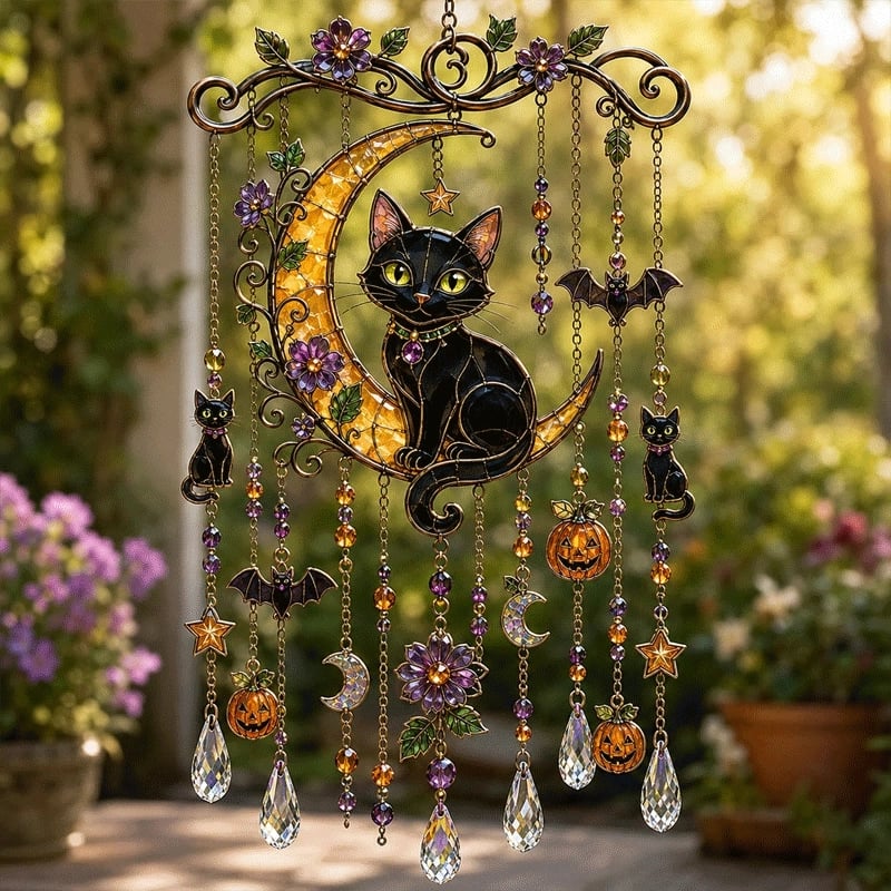 💥LAST DAY 50% OFF -Halloween Suncatcher Wind Chime