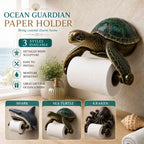 🌊 Ocean Guardian Toilet Paper Holder with Turtle/Shark/Octopus Design