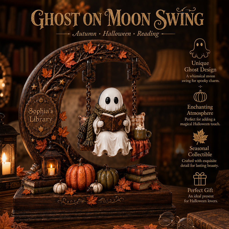 ⭐ Personalized Moonlit Reading Ghost Figurine™✨👻
