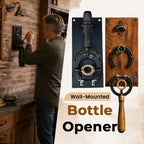 🍷 Wall-Mounted Bottle Opener – Easy One-Hand Beer & Wine Opener