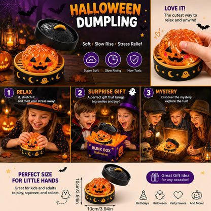 🎃 Halloween Dumpling Squishy™ – Choose Your Character (No Blind Box)