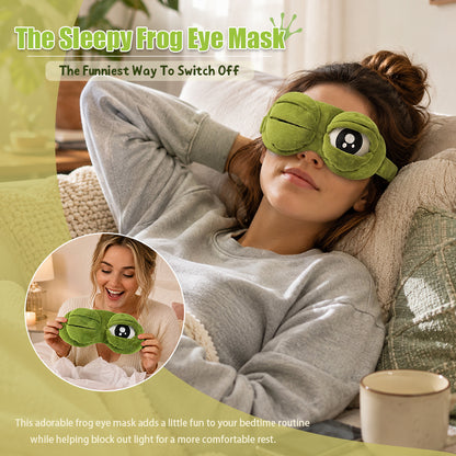🐸 The Sleepy Frog Eye Mask