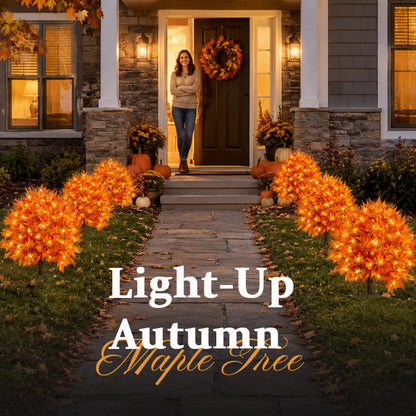 Light-Up Autumn Maple Tree – LED Fall Tree Ornament🍁🍂