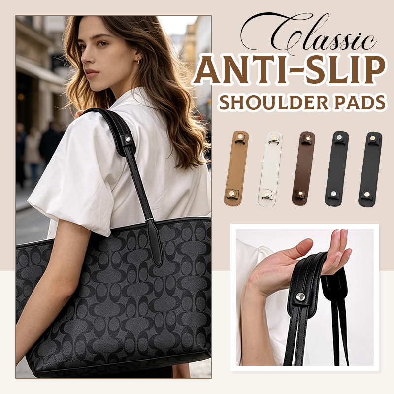 Tote bag modified shoulder strap with anti-slip and pressure-reducing shoulder pads