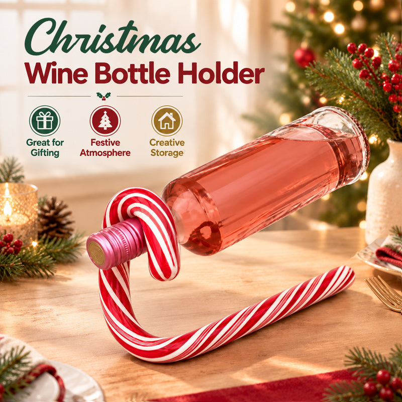 Christmas Floating Wine Bottle Holder | 4 Festive Designs