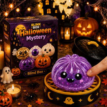 🎃 Halloween Dumpling Squishy™ – Choose Your Character (No Blind Box)