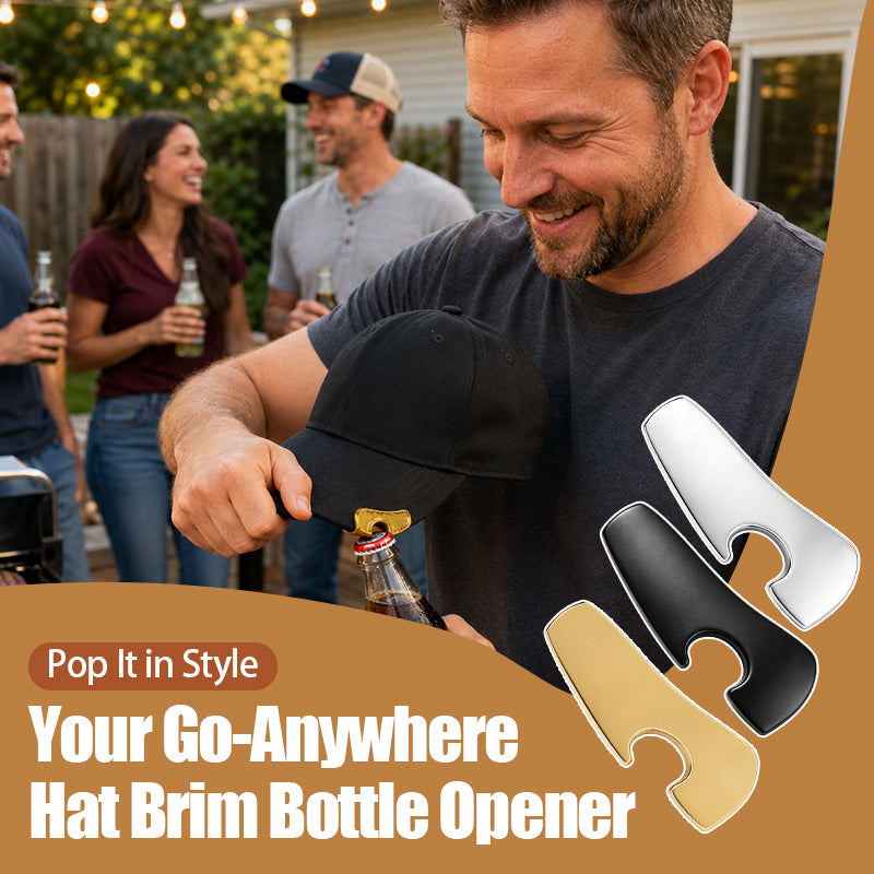 Hat Brim Bottle Opener Clip