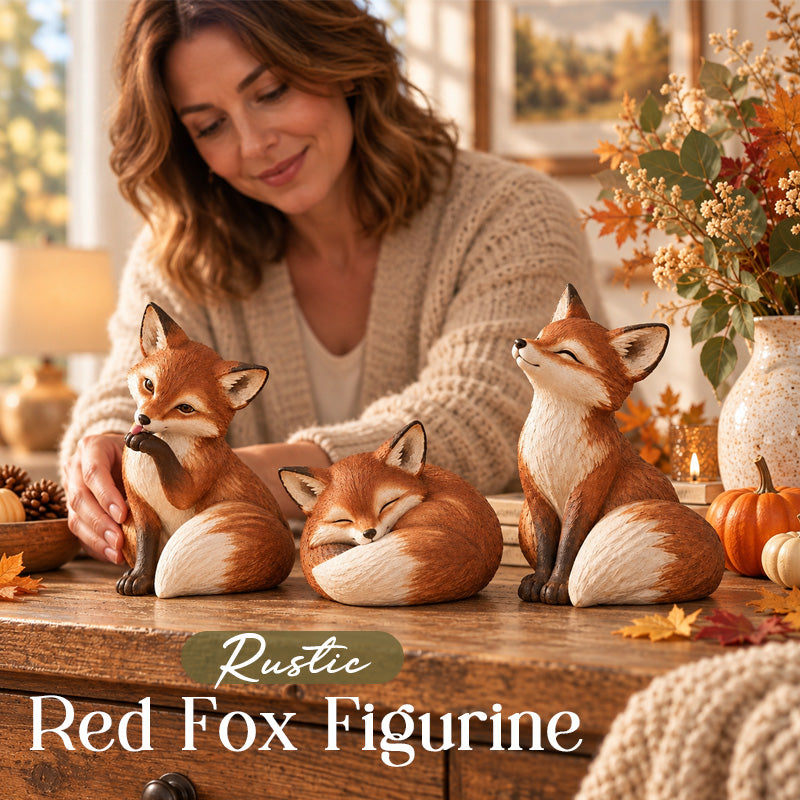 ✨Charming Fox Figurines – 🍂Whimsical Woodland Home Décor