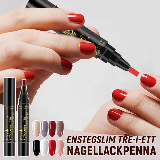 One-Step Glue Three-in-One Nail Polish Pen