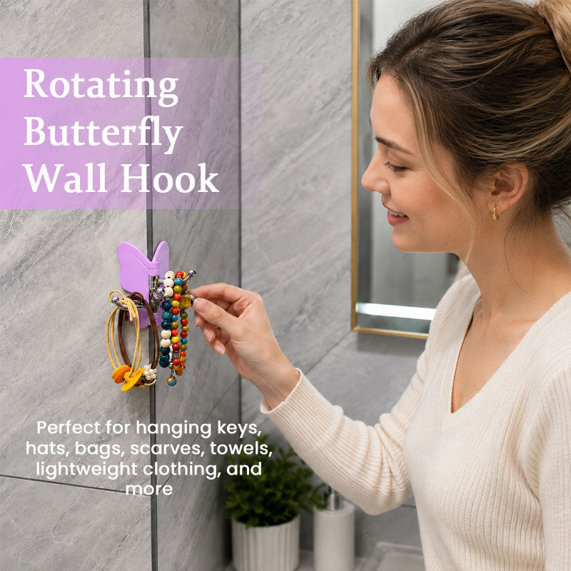 🦋 Creative Rotatable Butterfly Hook