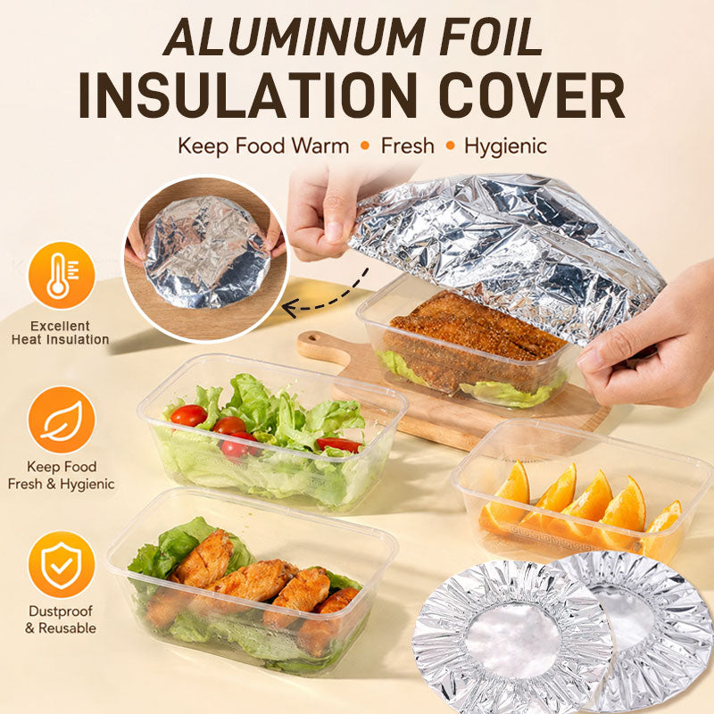 💥50K+ SOLD! ✨💖Aluminum Foil Heat-retaining Cover (50pcs)