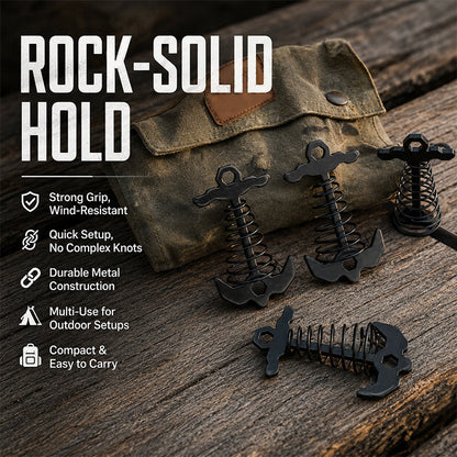 Heavy-Duty Spring Lock Ground Anchors