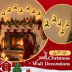 🎄 LED Reindeer Wall Decorations - ✨Festive Christmas Lighting
