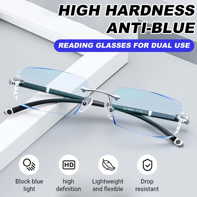 🔥Buy one pair, get one free🔥Stylish reading glasses with autofocus｜Blue light filter · All-day comfort and crystal-clear vision
