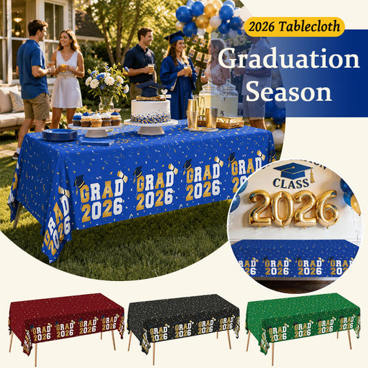 2026 Tablecloth Graduation Season– No Tears, No Stress 🎉