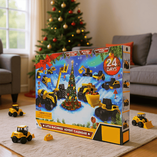 🔥LAST DAY 49% OFF🔥24-day Christmas countdown calendar with construction truck