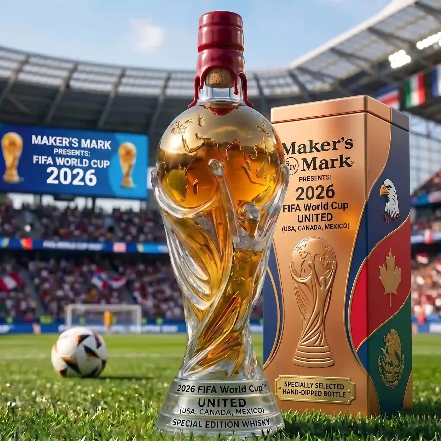 ⚽🎉2026 FIFA World Cup Special Edition Whisky Bottle🥃
