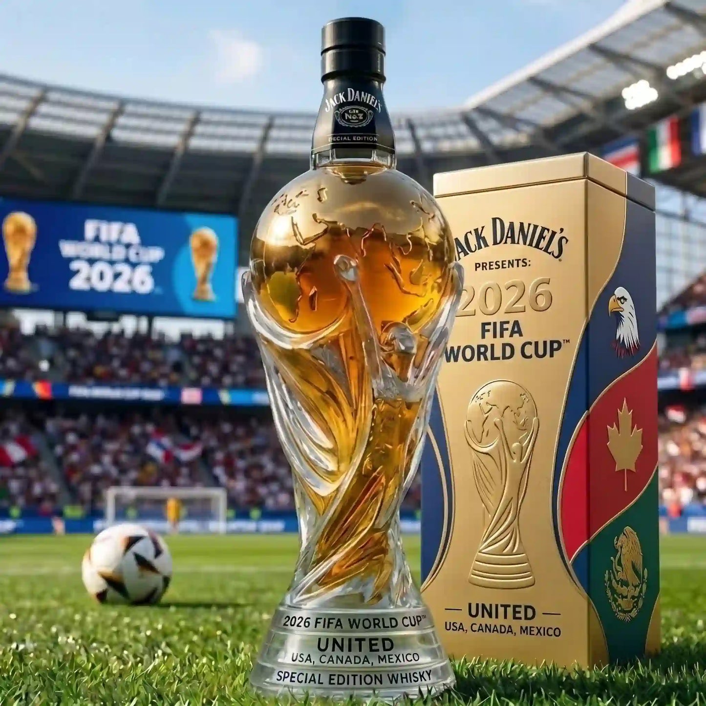 ⚽🎉2026 FIFA World Cup Special Edition Whisky Bottle🥃